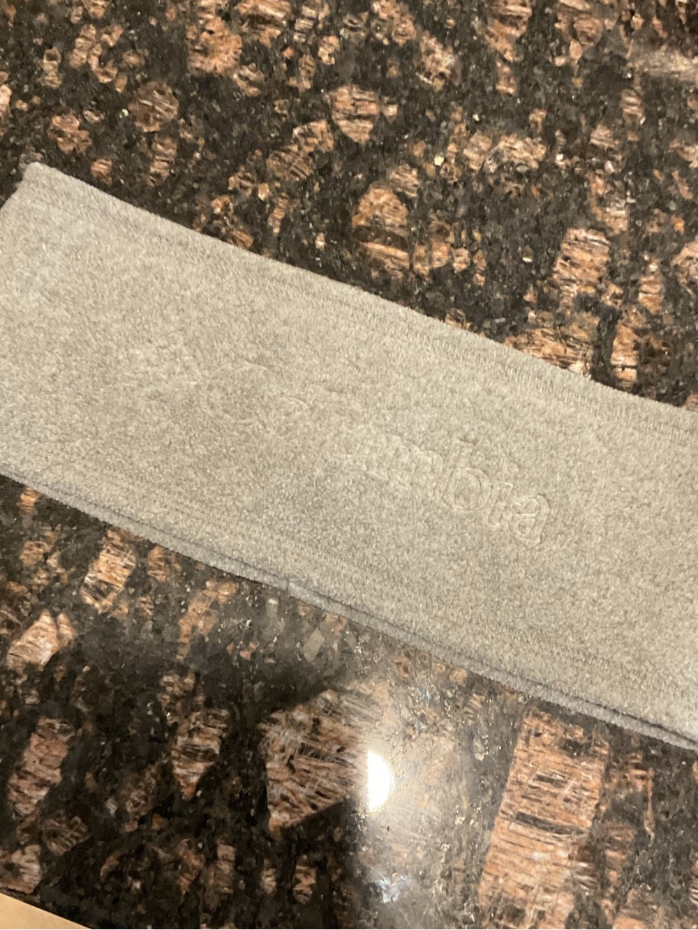 Unisex Columbia Gray Fleece Headband